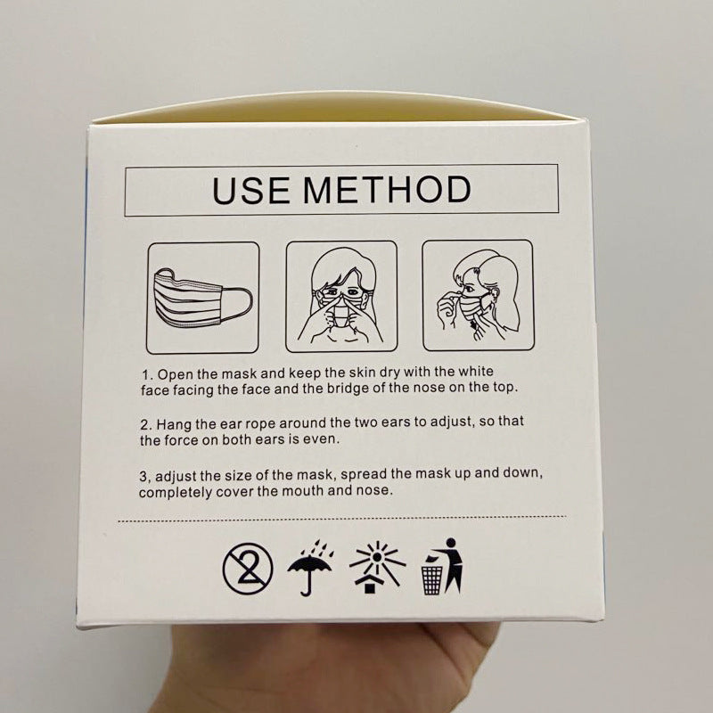 Disposable mask box