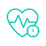 Teal heart