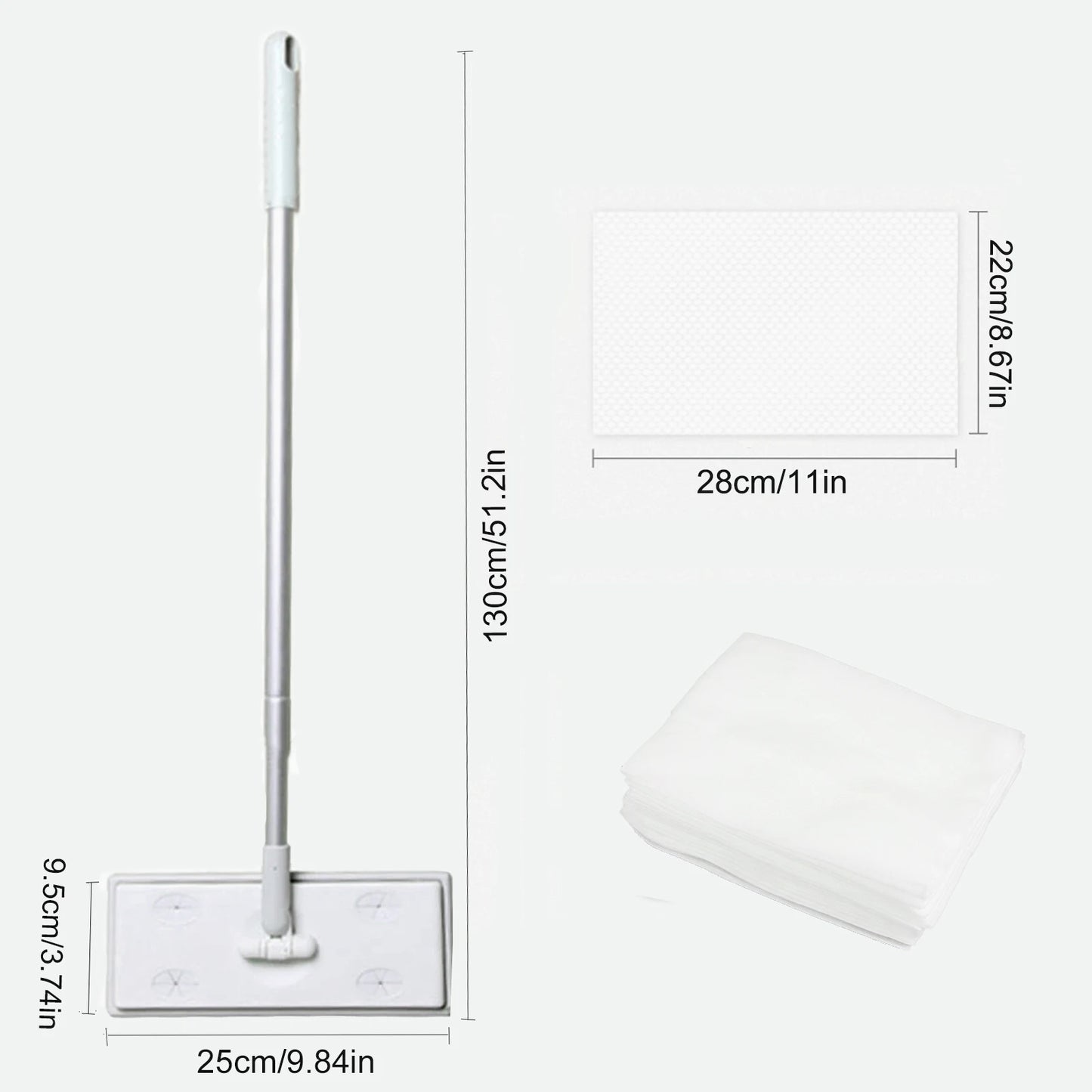 Electrostatic Flat Dust Mop