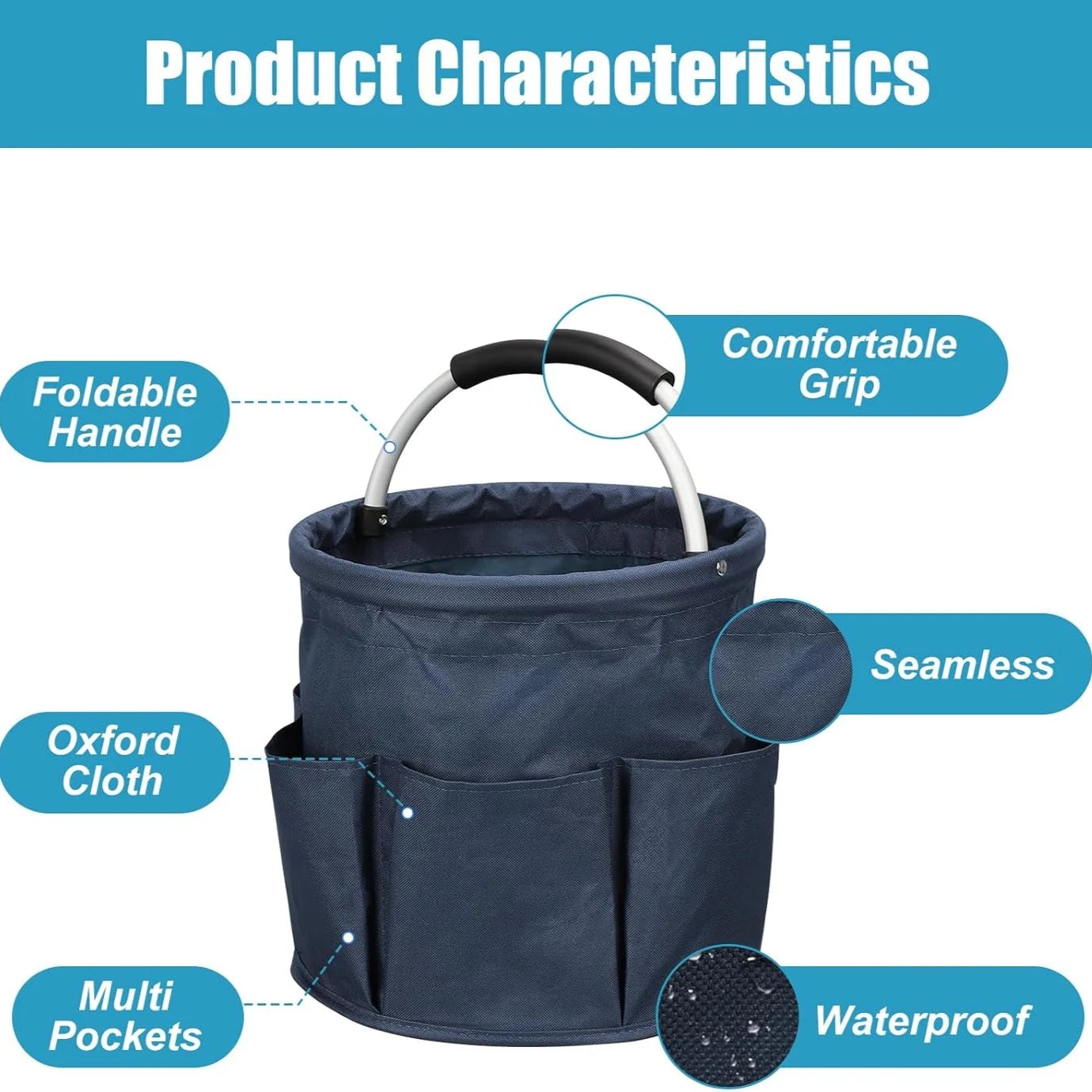 Portable Cleaning Caddy Bucket