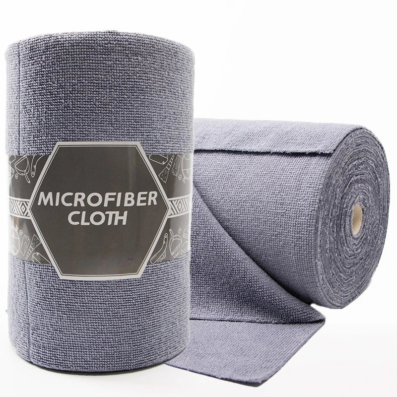 Reusable Microfiber Cleaning Wipe Roll