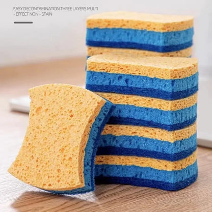 6-Piece Cellulose Scrub Sponge Set