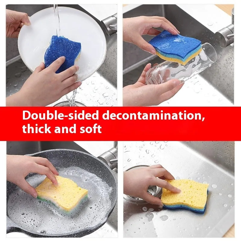6-Piece Cellulose Scrub Sponge Set