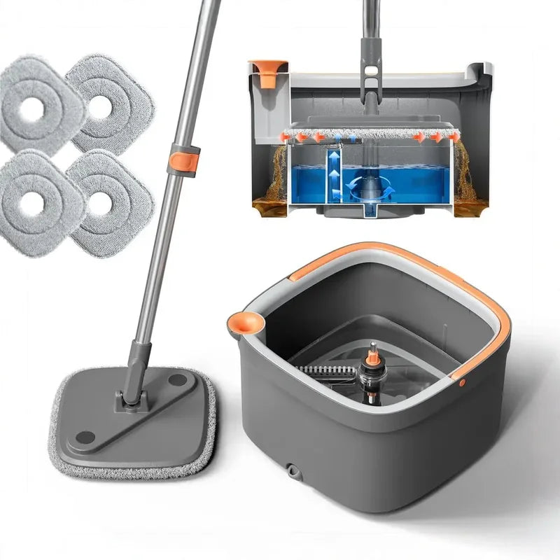 Spin Mop & Bucket Set