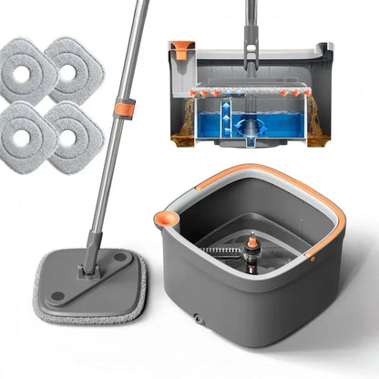Spin Mop & Bucket Set
