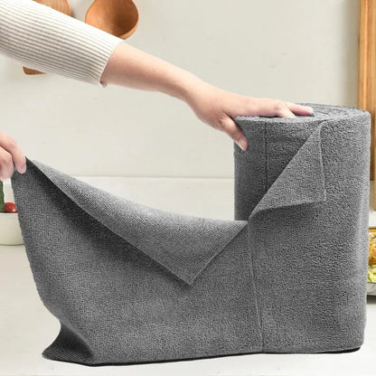 Reusable Microfiber Cleaning Wipe Roll