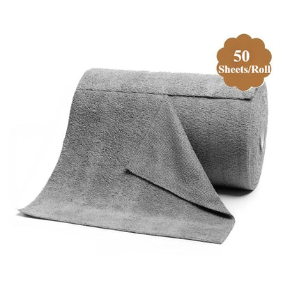 Reusable Microfiber Cleaning Wipe Roll
