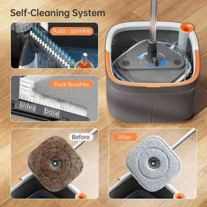 Spin Mop & Bucket Set