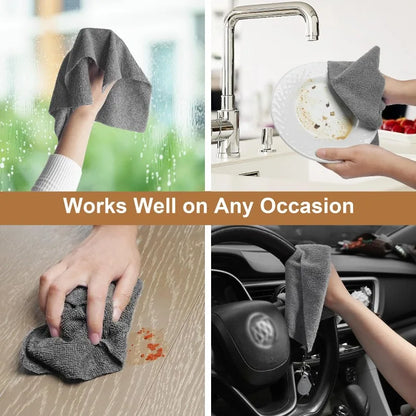 Reusable Microfiber Cleaning Wipe Roll
